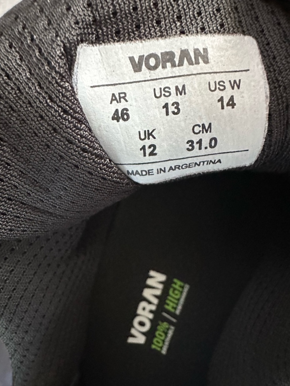 VORAN SportSafe Energy EH Safety Toe Work Shoes Mens 13 Black ASTM F2413-18 - Picture 2 of 10